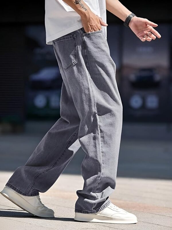 Ben Martin Men Jeans || Baggy Fit Jean's for Man || Loose Fit High Rise Denim || Stretchable Casual Wear Jean,s || Dance Rap Rapping Style Pant for Men || Denim Cotton Jeans (0)